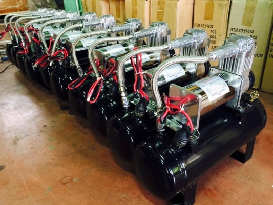 ปั้มแตรลม  12 v.