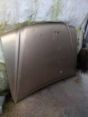 ฝากระโปรง D4D มีผุมีบุบบ้างแต่ทรงไม่เสีย