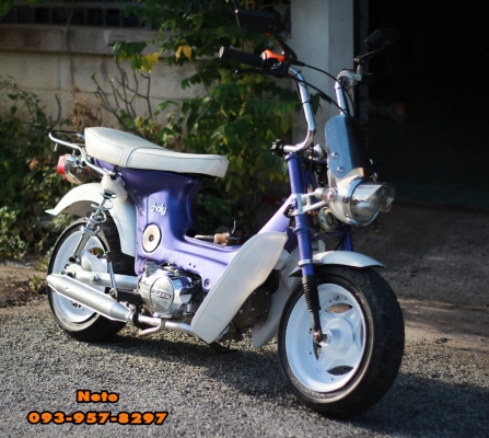 ขายด่วน ชาลี Honda Chaly ราคาพิเศษ 14,900 บาท ✅เครื่องLIFAN 110cc สตาร์ทมือ ชุบโคมเมียม ✅เอกสารสำเนาอินวอยเครื่อง-ใบซื้อขายพร้อมสำเนาบัตร ✅คาบูแดชแท้ ✅สีม่วงสวยๆ ✅ล้อกะทะขอบ10 กว้างๆหน้า-หลัง ล้นยาง 120 ✅โช๊คหน้าเดิม ✅โช๊คหลัง OKD300mm. ของใหม่แกะกล่อง ✅ร
