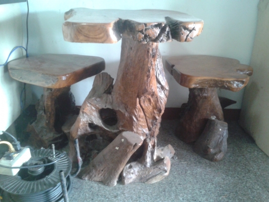 ขายชุดโต๊ะไม้สัก