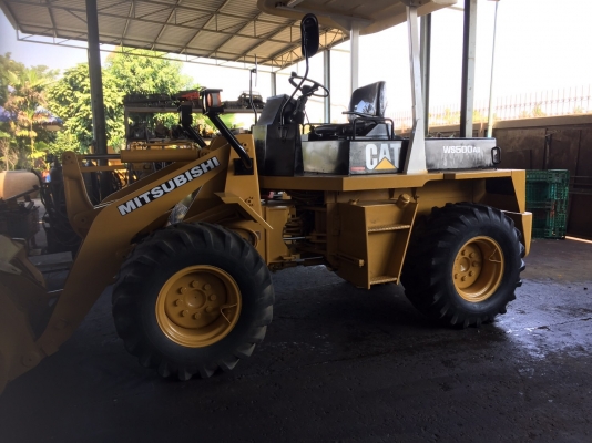 รถตักล้อยาง Mitsubishi WS500a มือสองนำเข้าจากญี่ปุ่น พร้อมใช้งาน