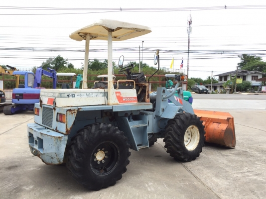 รถตักล้อยาง Mitsubishi WS500a มือสองนำเข้าจากญี่ปุ่น พร้อมใช้งาน