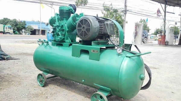 ** SOLD ** ปั้มลม IWATA JAPAN ขนาด 10 HP 300 ลิตร ไฟ 380V เก็บทุกเม็ดเช็คทุกระบบพร้อมใช้มาเทสได้!!