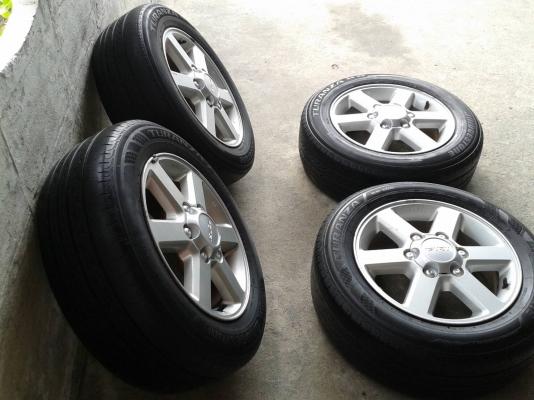 ขอบ16นิ้ว6รู อีสุ พร้อมยาง สวยๆ 4 ล้อ ราคา 5500 บาท