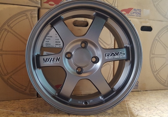 ขายล้อใหม่TE37 ขอบ15 4รู100 กัลเทา หน้า7 ET35 งานAuto Options ขายล้อใหม่TE37 ขอบ15 4รู100 กัลเทา หน้า7 ET35 งานAuto Options