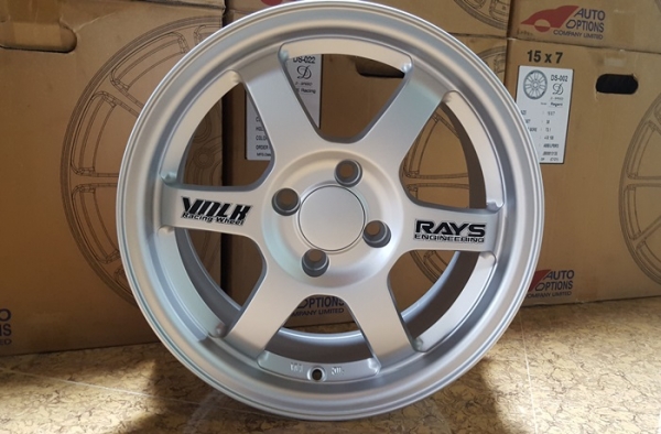 ขายล้อใหม่TE37 ขอบ15 บรอนช์ หน้า7 ET35 งานAuto Option