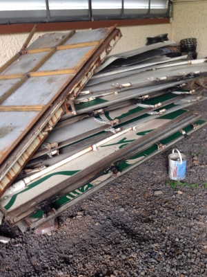 แผ่นผนังสเตนเลส ตู้10บาน