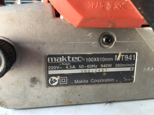 ขาย รถถังขัดกระดาษทราย MAKTEC MT941 มือสอง สภาพสวยครับ ขาย รถถังขัดกระดาษทราย MAKTEC MT941 มือสอง สภาพสวยครับ