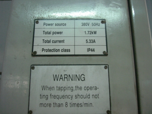 ด่วนลดราคาสุด ๆค่ะ* สว่านแท่นเจาะและต๊าปเกลียว( Milling M20)ตั้งพื้นออโต 2 ระบบในเครื่องเดียวจากไต้หวัน M20 ไฟ380ยี่ห้อDHXMC-VERTEXรุ่นZ5030VF.
