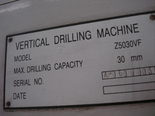 ด่วนลดราคาสุด ๆค่ะ* สว่านแท่นเจาะและต๊าปเกลียว( Milling M20)ตั้งพื้นออโต 2 ระบบในเครื่องเดียวจากไต้หวัน M20 ไฟ380ยี่ห้อDHXMC-VERTEXรุ่นZ5030VF.
