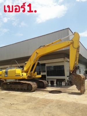 ขายรถเเบคโฮPC-200 รุ้น7 KOMATSU-120-6