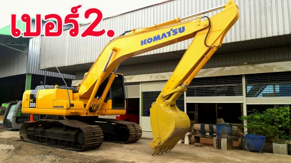 ขายรถเเบคโฮPC-200 รุ้น7 KOMATSU-120-6
