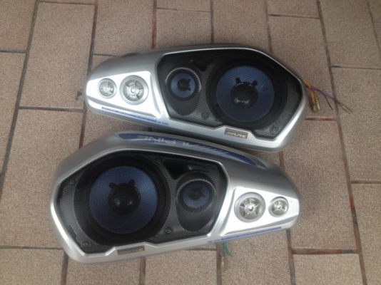 ลำโพง ALPINE SBS 1645S เก่าญี่ปุ่นเเท้สภาพสวยคู่ละ