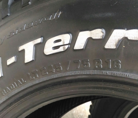 BF All 245/75/16 BF All 245/75/16