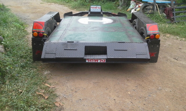 เทเลอรลากแบคโฮ3.5ตันแหนบเตี้ย สูง40ซม เทเลอรลากแบคโฮ3.5ตันแหนบเตี้ย สูง40ซม