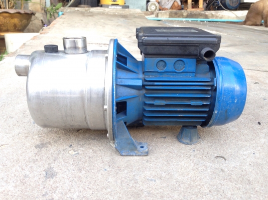 ขายปั้มน้ำหัวปั้มสแตนเลส Ebara 0.8HP. 220V ไฟบ้าน รุ่นแรงดันสูง สภาพสวย วิ่งนิ่มเดิมๆ พร้อมใช้งาน