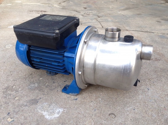 ขายปั้มน้ำหัวปั้มสแตนเลส Ebara 0.8HP. 220V ไฟบ้าน รุ่นแรงดันสูง สภาพสวย วิ่งนิ่มเดิมๆ พร้อมใช้งาน