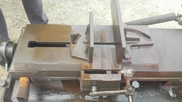 ** SOLD **เลื่อยสายพานใต้หวัน 7"นิ้ว หมุนองศาที่ปากกา ไฟ 380V มาเทสได้!!