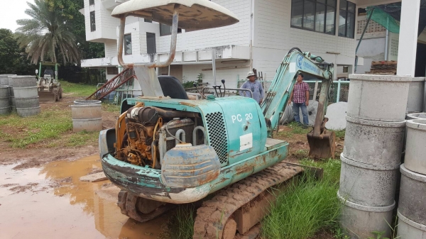 ขาย แบคโฮเล็ก KOMATSU PC20-7 รถพร้อมใช้งาน เครื่องแห้งแน่นไม่เยิ้ม ปั้มดี ช่วงล่างดี แทรคเพิ่งเปลี่ยนใหม่ เอกสารใบซื้อขาย