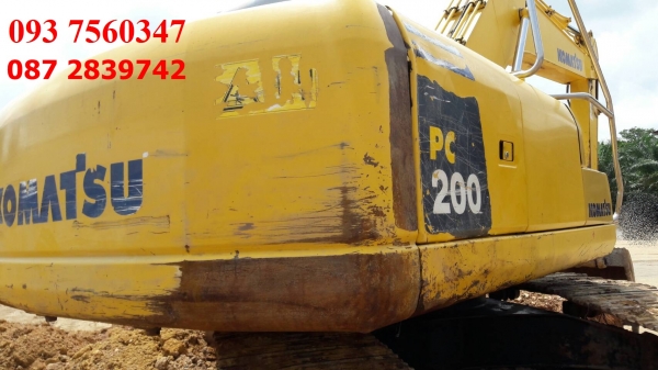 ขายรถแบคโฮ KOMATSU.PC200