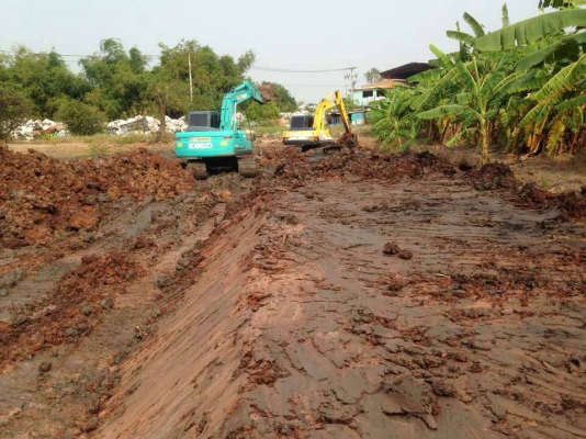 ให้เช่า แบ็คโฮ แทรกเตอร์ รถบด 6-10ล้อ รับถมดิน