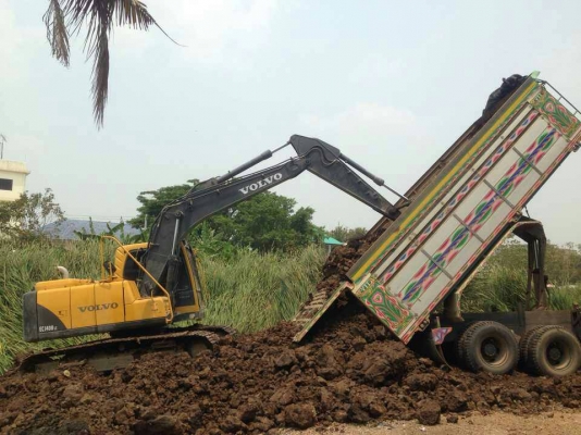 ให้เช่า แบ็คโฮ แทรกเตอร์ รถบด 6-10ล้อ รับถมดิน