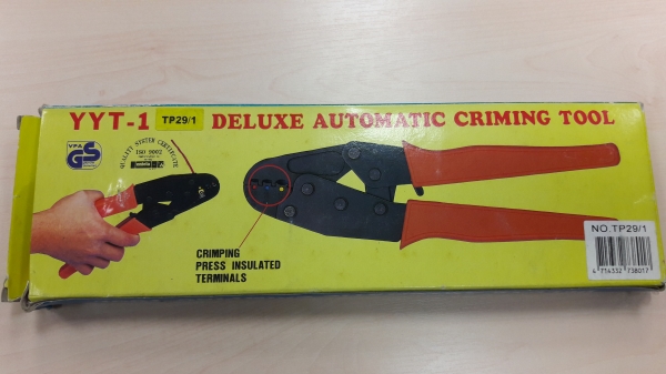 ขายคีมย้ำสายไฟMADE IN TAIWAN.ใหม่เก่าเก็บงานดีมากๆ