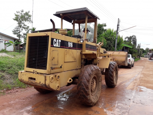 ขายด่วนรถตักล้อยางเอวอ่อน CAT916รถสวย สภาพพร้อมใช้งาน