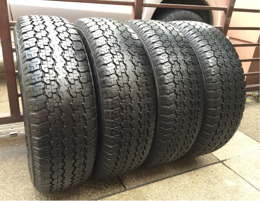 ยาง Bridgestone 245 70 16 ปี14 ดอกเต็ม เนื้อนิ่มๆ ราคาไม่แพง