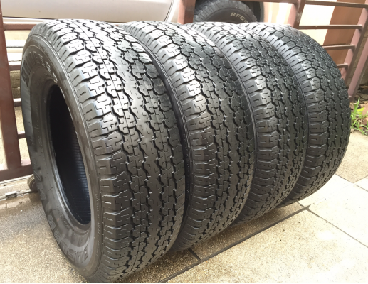ยาง Bridgestone 245 70 16 ปี14 ดอกเต็ม เนื้อนิ่มๆ ราคาไม่แพง
