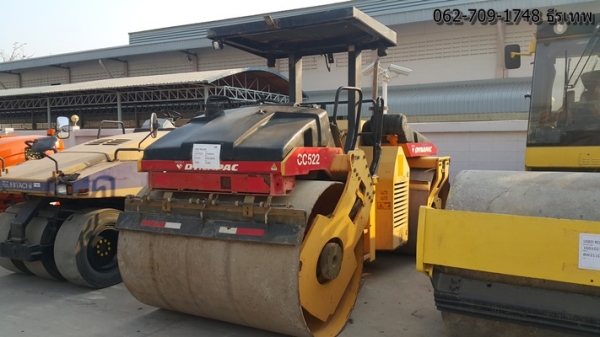 หน้าเหล็ก-หลังเหล็ก (12ตัน)  DYNAPAC CC522 นำเข้าจากญี่ปุ่น 5,000ชม.  062-709-1748 ธีรเทพ