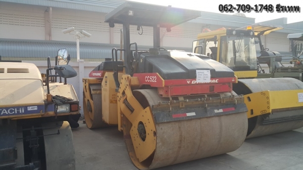 หน้าเหล็ก-หลังเหล็ก (12ตัน)  DYNAPAC CC522 นำเข้าจากญี่ปุ่น 5,000ชม.  062-709-1748 ธีรเทพ