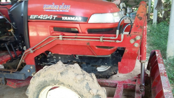 สวยๆมาแล้ว..รถไถนานั่งขับ EF494T YANMAR.ปี55ใช้งานน้อยนิดสวยเหมือนนางฟ้า ผานดัน.ผานหลังเล่มทะเบียน