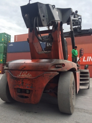ขายรถยกตู้หนัก  ยี่ห้อ LINDE
