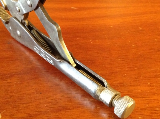 ขายคีมล็อค Vintage Petersen Vise Grip 10WR Dewitt, Nebr. ตี 3 แถว