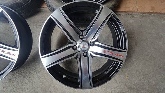 ขายล้อแม็ก GTR Sports ขอบ 17 4รู 100 กว้าง 7 4 ล้อ
