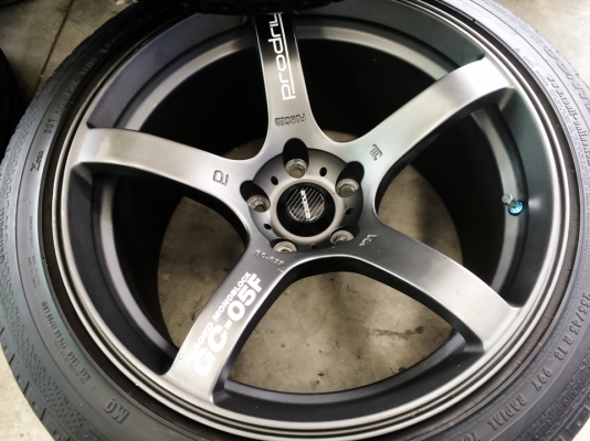 ล้อ prodrive gc 05f ขอบ 18 รูน็อต 5 รู พร้อมยาง สวยกริบ