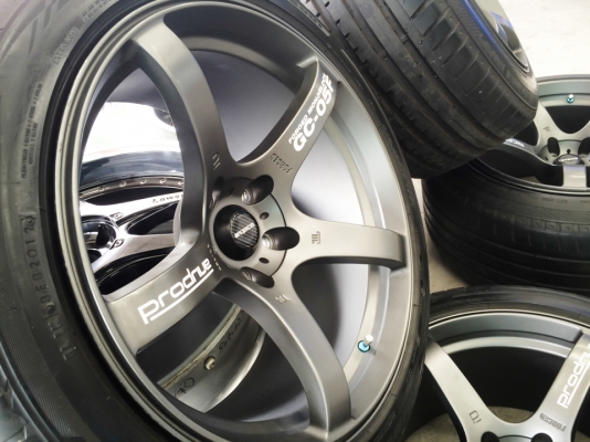 ล้อ prodrive gc 05f ขอบ 18 รูน็อต 5 รู พร้อมยาง สวยกริบ