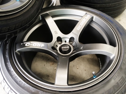 ล้อ prodrive gc 05f ขอบ 18 รูน็อต 5 รู พร้อมยาง สวยกริบ