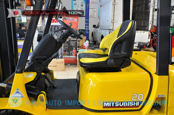 ขายรถโฟล์คลิฟท์มือสอง MITSUBISHI รุ่น FD20-09139 ราคา 235,000 บาท นำเข้าจากประเทศญี่ปุ่น 100\% ไม่เคยใช้งานในประเทศไทยMITSUBISHI รุ่น FG25-F17B-53999 ราคา 235,000 บาท