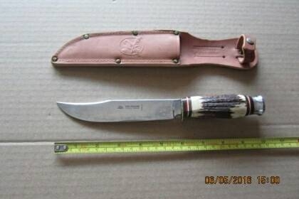 ขายมีดตราตาเยอรมันด้ามเขาสัตว์งานเก่าเก็บเกิน30ปี Made in Germany.