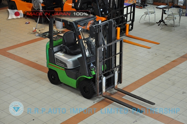 ขายรถโฟล์คลิฟท์มือสอง NISSAN รุ่น NAL01-000050 ราคา 175,000 บาท นำเข้าจากประเทศญี่ปุ่น 100\% ไม่เคยใช้งานในประเทศไทย