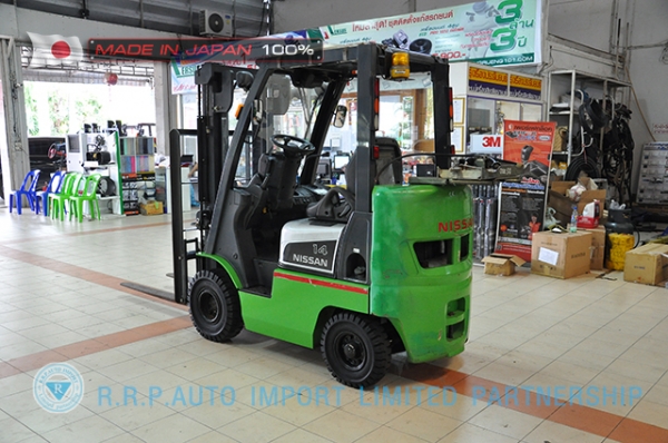 ขายรถโฟล์คลิฟท์มือสอง NISSAN รุ่น NAL01-000050 ราคา 175,000 บาท นำเข้าจากประเทศญี่ปุ่น 100\% ไม่เคยใช้งานในประเทศไทย