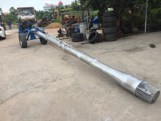 ขายท่อสูบน้ำสแตนเลสขนาด8นิ้ว ยาว4วา2ศอก ท่อน้ำออกแรงๆเลยครับ