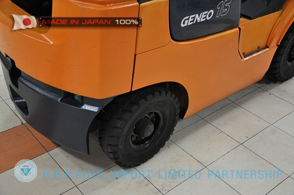 ขายรถโฟล์คลิฟท์มือสอง TOYOTAรุ่น 7FG15-10480 ราคา 185,000 บาท นำเข้าจากประเทศญี่ปุ่น 100\% ไม่เคยใช้งานในไทย