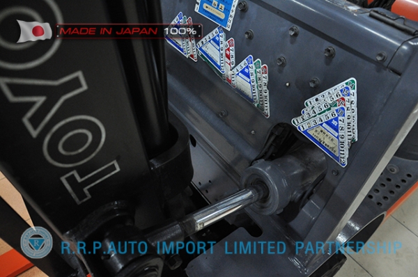 ขายรถโฟล์คลิฟท์มือสอง TOYOTA รุ่น 6FG15-31218 ราคา 175,000 บาท นำเข้าจากประเทศญี่ปุ่น 100\% ไม่เคยใช้งานในประเทศไทย