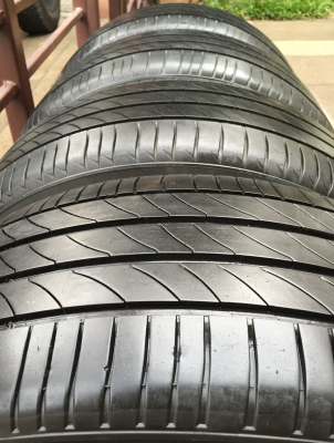 ยาง Michelin 3st 225 55 17 ปลายปี14 ดอกเต็ม ไม่มีปะ ราคาไม่แพง