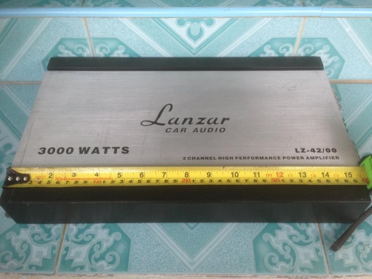 แอมป์คลาสเอบี2ch LANZAR มือสองสภาพสวยเดิมๆใช้งานปกติ ขับกลาง6.5&quot;8ดอกสบาย(ดอกตลาดทั่วไป) ขาย 1850 บาทรวมส่งเอกชนของเคอรี่ สนใจ0892425454 อยู่สระบุรีส่งได้