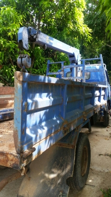 ขาย Isuzu NPR 71 P รถ6ล้อบรรทุก มีเครน เครื่อง 125 แรง