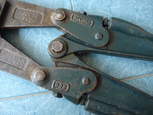 กรรไกรตัดเหล็ก RECORD made in England 942 มือสอง